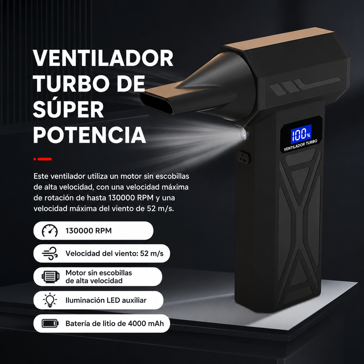 MiniSoplador Turbo