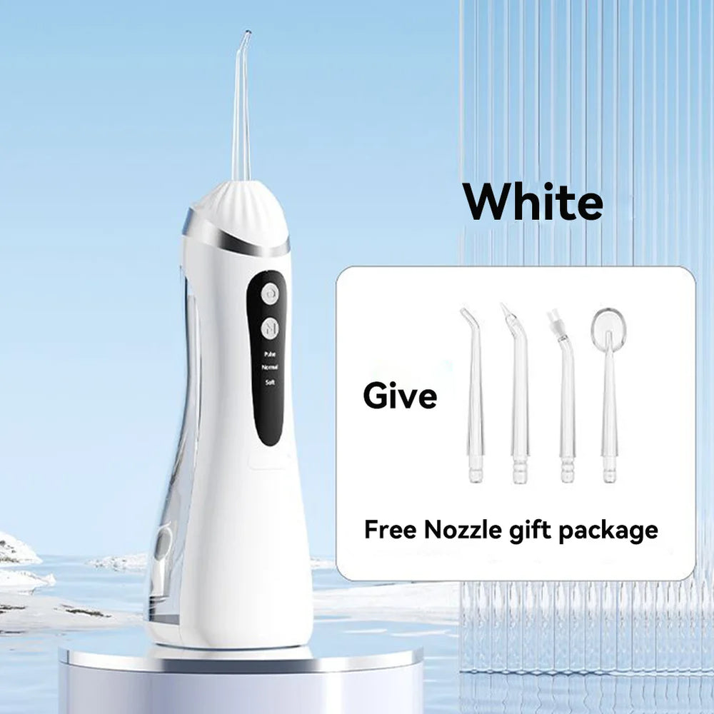 Oral Irrigator 3 Cleaning Modes Portable Rechargeable Waterproof IP65 Dental Water Flosserteeth Whitening Jet Floss 200ML