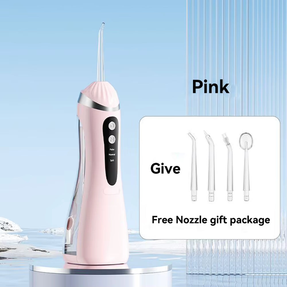 Oral Irrigator 3 Cleaning Modes Portable Rechargeable Waterproof IP65 Dental Water Flosserteeth Whitening Jet Floss 200ML